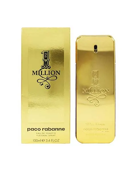  Paco Rabanne 1 ONE MILLION EDT 100ml 3.4oz Eau de Toilette Men