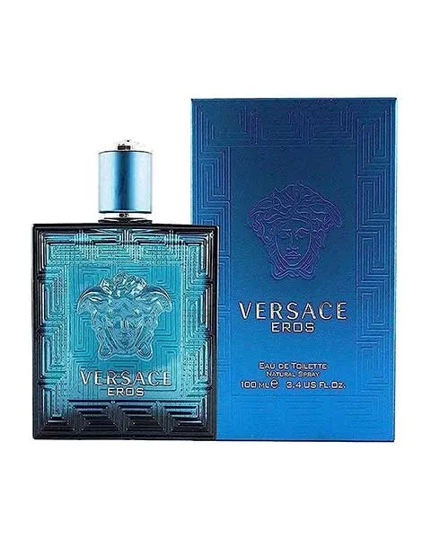  Versace Eros for Men 100Ml 3.4 oz Eau de Toilette Spray