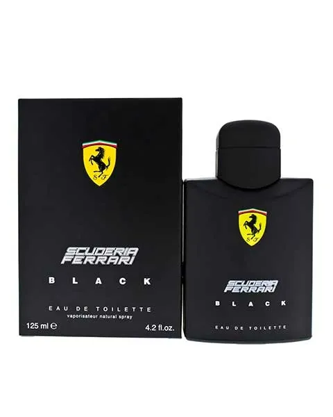  Ferrari Scuderia Black Eau De Toilette for Men 125ml