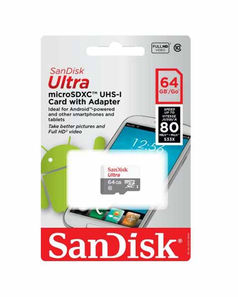  SanDisk Ultra microSDXC Card 64GB