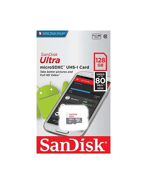 SanDisk Ultra microSDXC Card 128GB