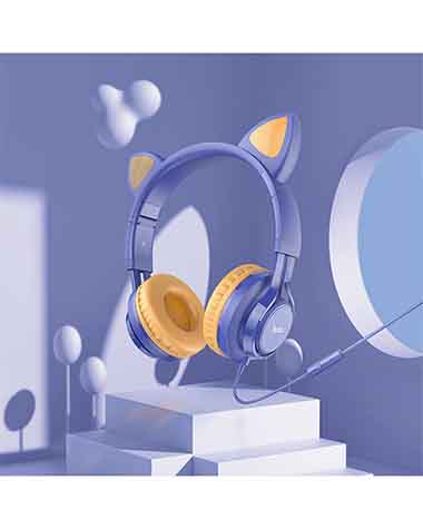 Hoco W36 Cat Ear Headphones With Mic