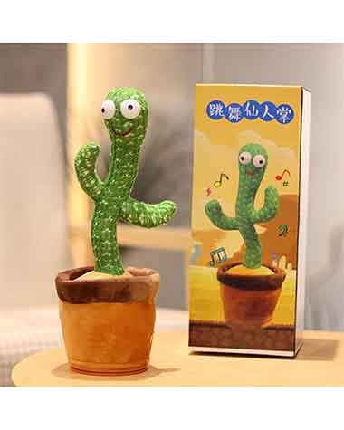 Online Shopping Qatar | Buy Music Dancing Cactus Plush Toy at NetplusQatar.com
