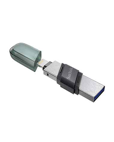 SanDisk iXpand USB 3.0 Flash Drive Flip 128GB for iOS and Windows