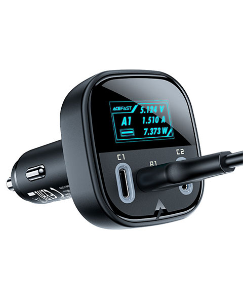 Acefast B5 Fast Charge Car Charger 101W (2xUSB-C+USB-A)