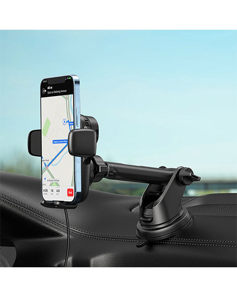 Acefast D1 Fast Wireless Charger Car Mount Holder Auto-Aligning 15W