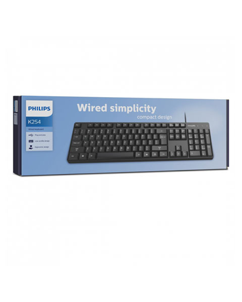 Online Shopping Qatar | Buy Philips K254 Wired Keyboard SPK6254 at NetplusQatar.com