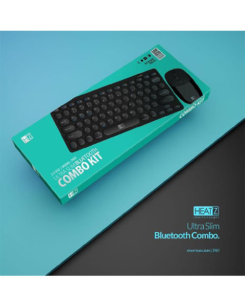 Online Shopping Qatar | Buy Heatz ZK07 Ultra Slim Bluetooth Keyboard And Mouse at NetplusQatar.com