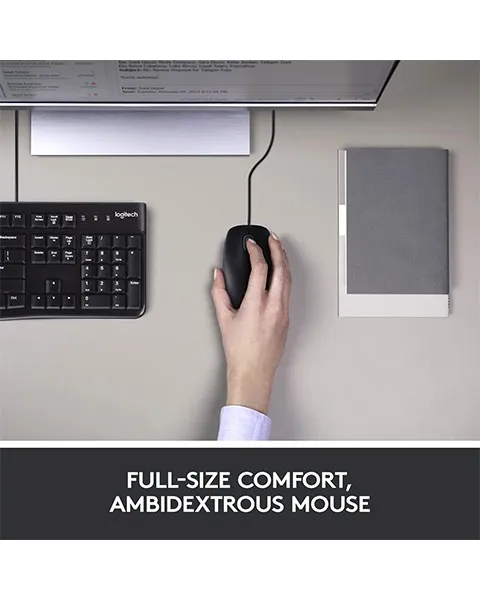 Logitech MK120 Wired Keyboard and Mouse Combo