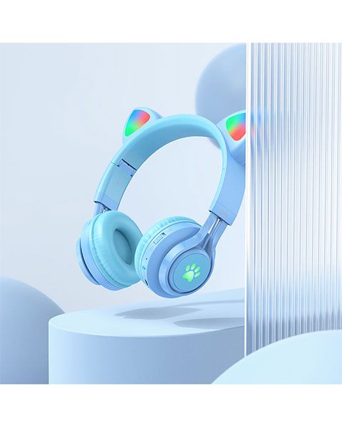 HOCO W39 Cat Ear Wireless Headphones For Kids