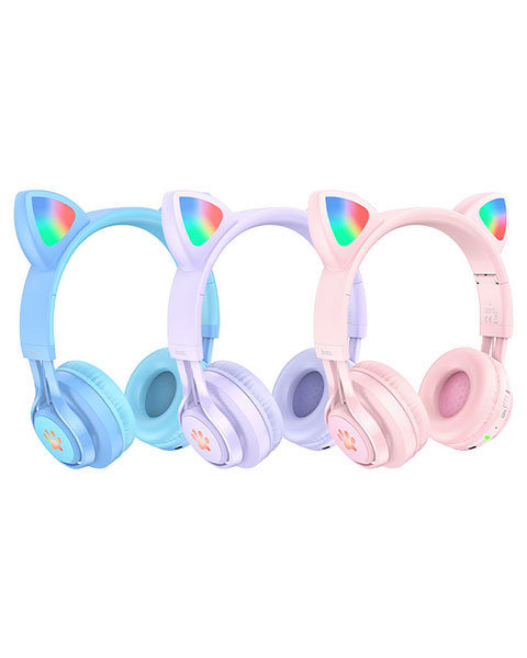 HOCO W39 Cat Ear Wireless Headphones For Kids