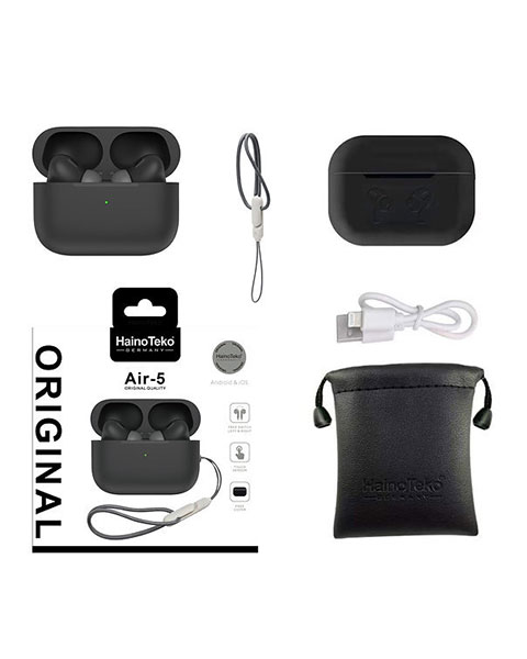  Haino Teko Germany AIR-5 Black Color Wireless In Ear Bluetooth Earphone