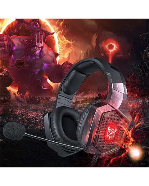 ONIKUMA K8 Professional Gaming Headset with LED Lights
