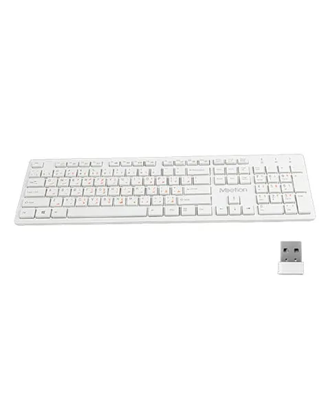Meetion MT-WK841 Slim 2.4G Wireless Keyboard Chocolate Computer Keyboard