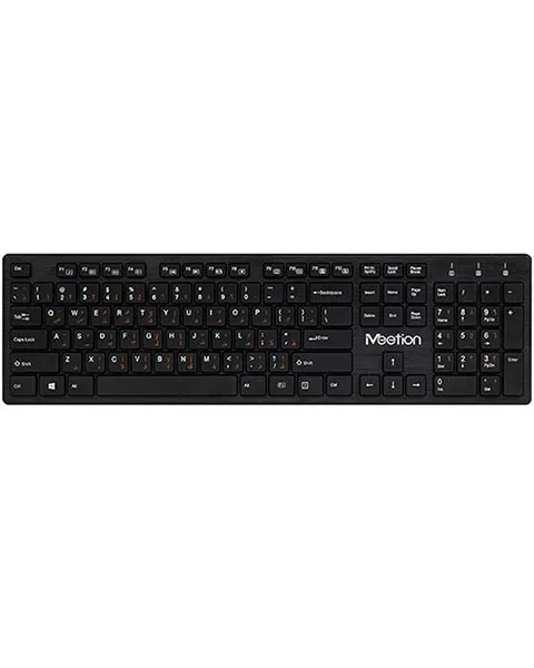 Meetion MT-WK841 Slim 2.4G Wireless Keyboard Chocolate Computer Keyboard