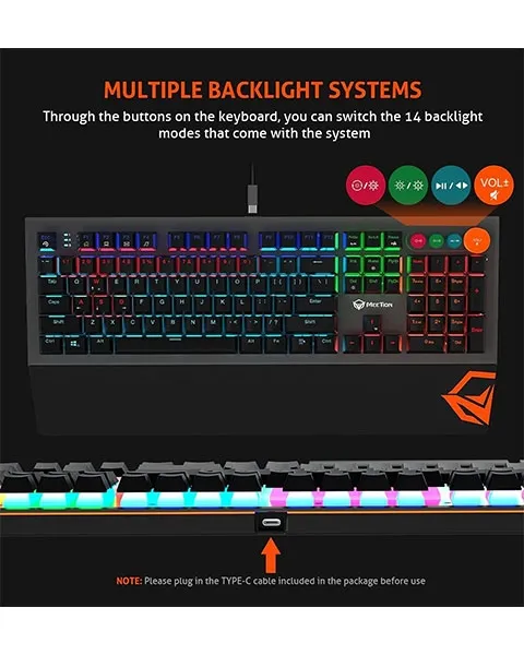 MEETION MK500 Mevhanical Keyboard Gaming Keyboard