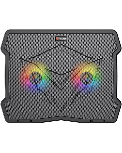 MEETION CP2020 Cooler Pad Quiet Adjustable RGB Gaming Laptop Cooling Pad