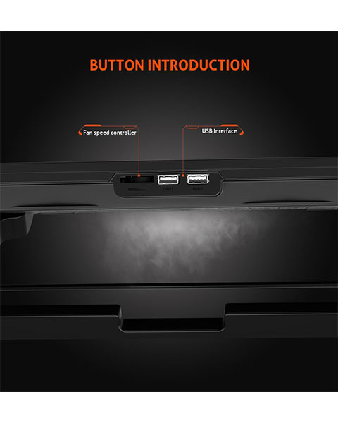 Meetion CP3030 Gaming Laptop Cooling Pad Dual USB Ports