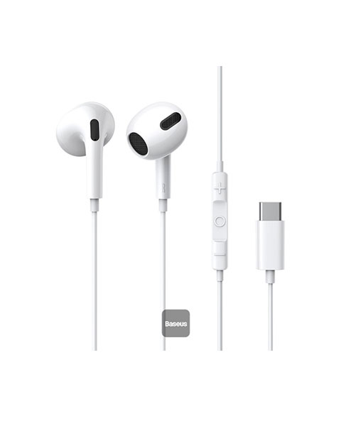 Baseus Encok C17 Type-C lateral in-ear Wired Earphone White