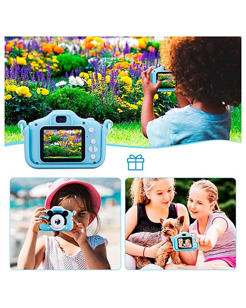 Online Shopping Qatar | Buy G-TAB KC01 Kids Camera Blue at NetplusQatar.com