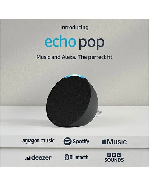 Amazon Echo Pop Bluetooth smart speaker with Alexa