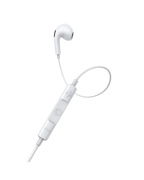 Baseus Encok H17 3.5mm minijack wired headphones white