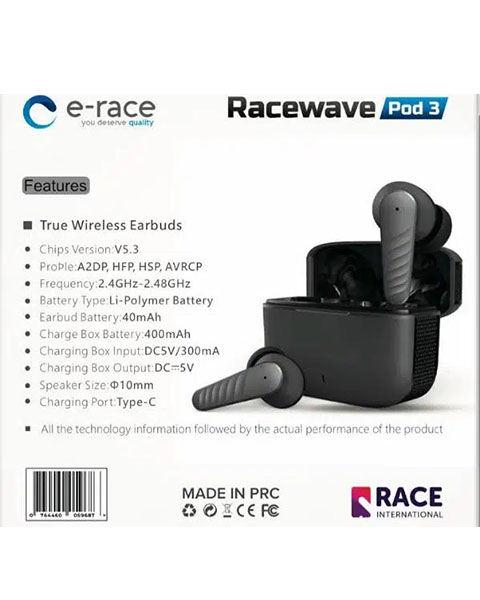 Erase RACEWAVE POD 3 Bluetooth Headset