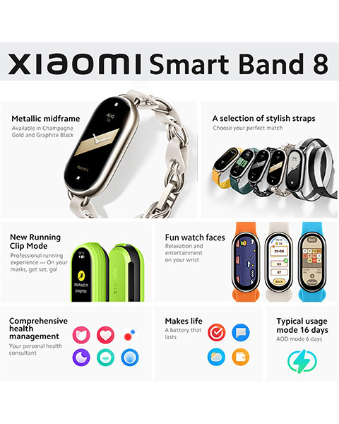 Xiaomi Smart Band 8 Fitness Tracker