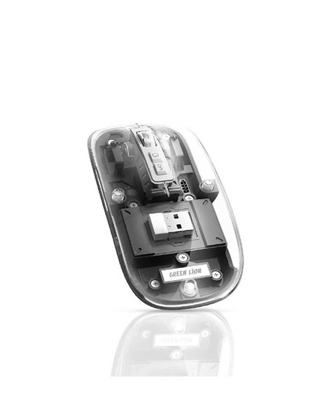 Online Shopping Qatar | Buy Green Lion Transparent Mouse GL113 at NetplusQatar.com