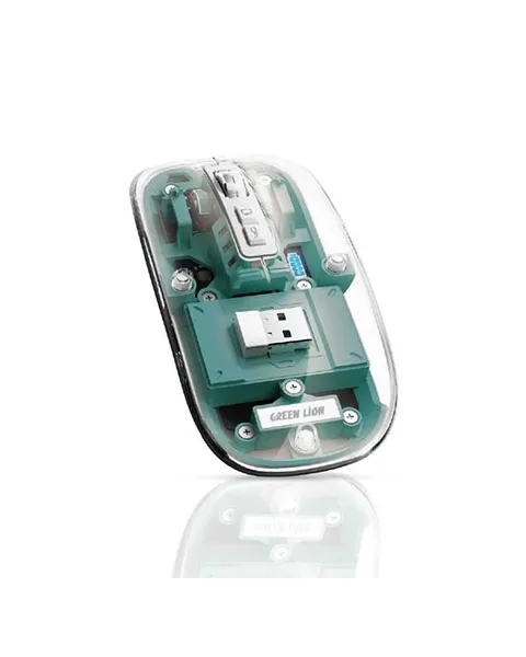 Green Lion Transparent Mouse GL113