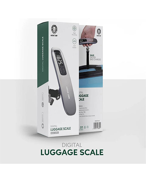 Green Digital Luggage Scale Up to 50 KG Max