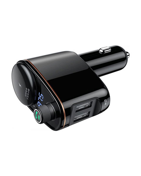 Baseus S06 2 Port USB Car Charger FM Transmitter