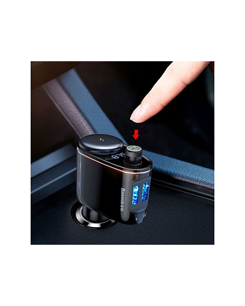 Baseus S06 2 Port USB Car Charger FM Transmitter