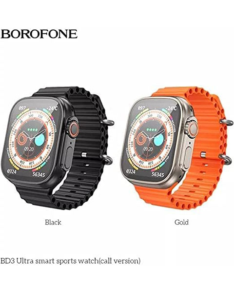Online Shopping Qatar | Buy Borofone BD3 Ultra Smart Watch Full HD Touch Screen IP67 at NetplusQatar.com