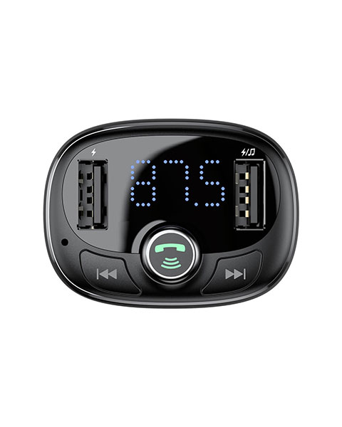 Baseus S09 T Type Bluetooth FM Modulator Car Charger