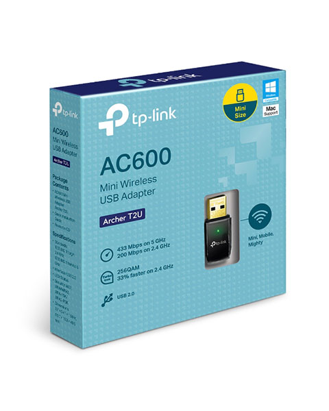 Online Shopping Qatar | Buy Tp-Link Archer T2U AC600 Wireless Dual Band USB Adapter at NetplusQatar.com