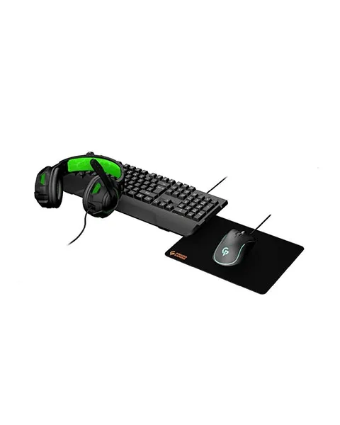 Gaming Set 4-in-1 Keyboard Mousepad Mouse Headphone