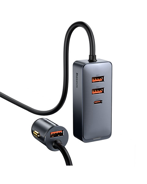 Baseus PPS Multi-Port Fast Car Charger 3U-1C 120W