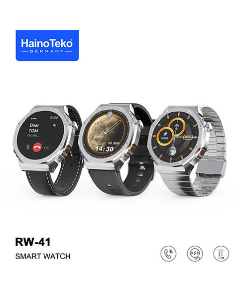 Online Shopping Qatar | Buy Haino Teko Germany RW41 Round Shape AMOLED Display Smart Watch at NetplusQatar.com