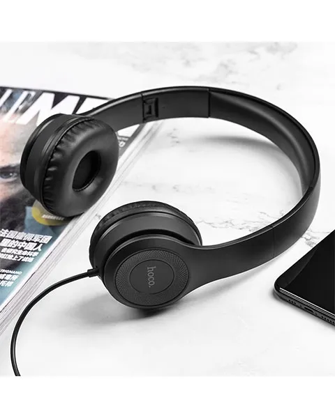 HOCO W21 Graceful Charm Wired Headset With Mic