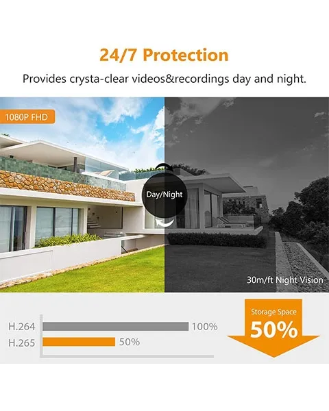 IMOU Bullet 2C 4MP Security Camera Night Vision