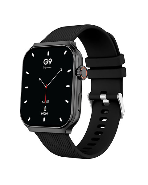 Online Shopping Qatar | Buy Xcell Smartwatch With Black frame And Black Strap at NetplusQatar.com