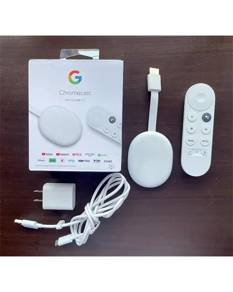 新品 未開封 Chromecast with Google TV 4K Google Chromecast 4 with Google TV 4K | Mainz Empire Pte Ltd