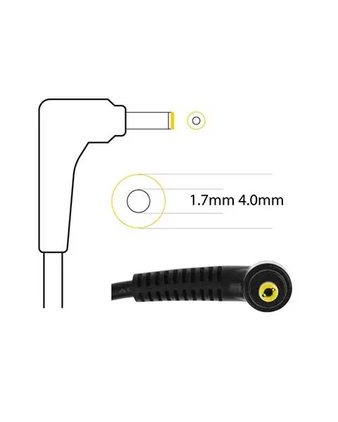 Lenovo Laptop Charger 20V 3.25A 4.0MM 1.7MM 3 pin Power Cable