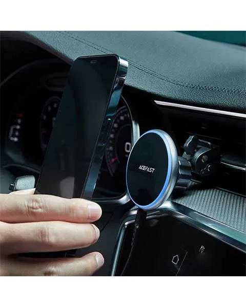 Acefast D3 Fast Wireless Charger Car Mount Magnetic Holder 15W