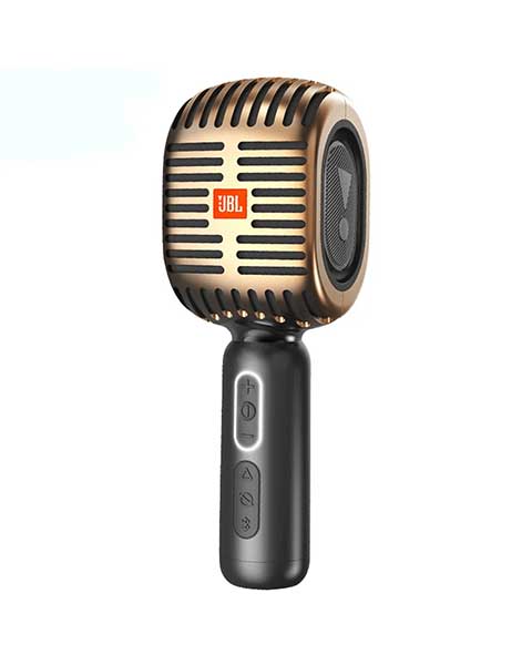  JBL KMC600 Karaoke Microphone Speaker - Gold
