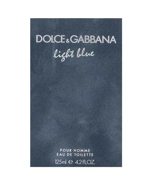 Dolce & Gabbana light blue for men 125ml-eau de toilette