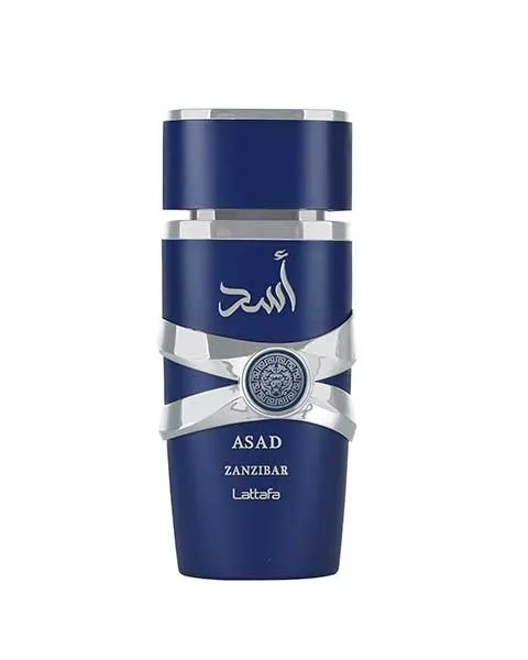 Lattafa Asad Zanzibar for Men Eau de Parfum Spray. 3.4 Ounce