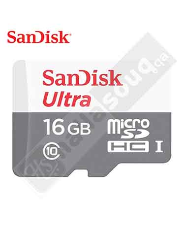 Sandisk Ultra Class 10 microSD Card 16GB