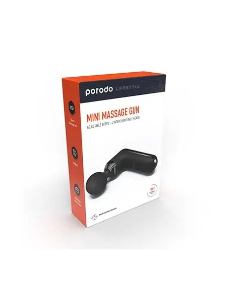 Porodo Lifestyle Mini Massage Gun With USB-C Port 2000mAh